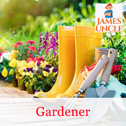 Gardener Mr. Netai Roy in Ariadaha